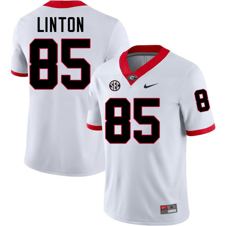 Chase Linton Georgia Jersey,University Of Georgia Bulldogs Football Jersey,Uniforms,Gears-White